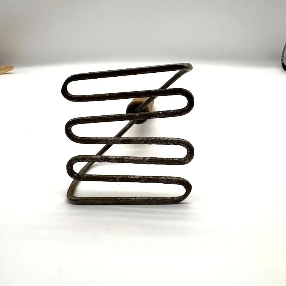 Vintage Wire Potato Masher Primitive Kitchen Tool Wood Handle Rustic Farmhouse